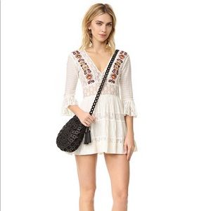 Free people antiquity white lace dress